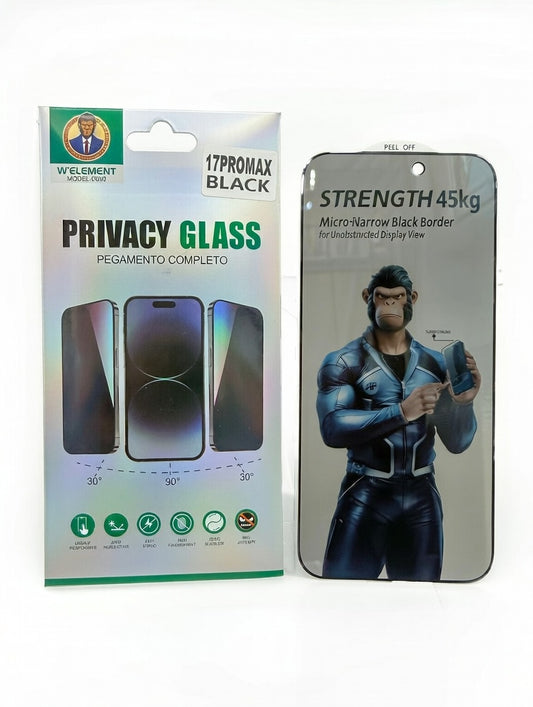 iPhone 17 Pro Max Privacy Full Glue Glass Protector
