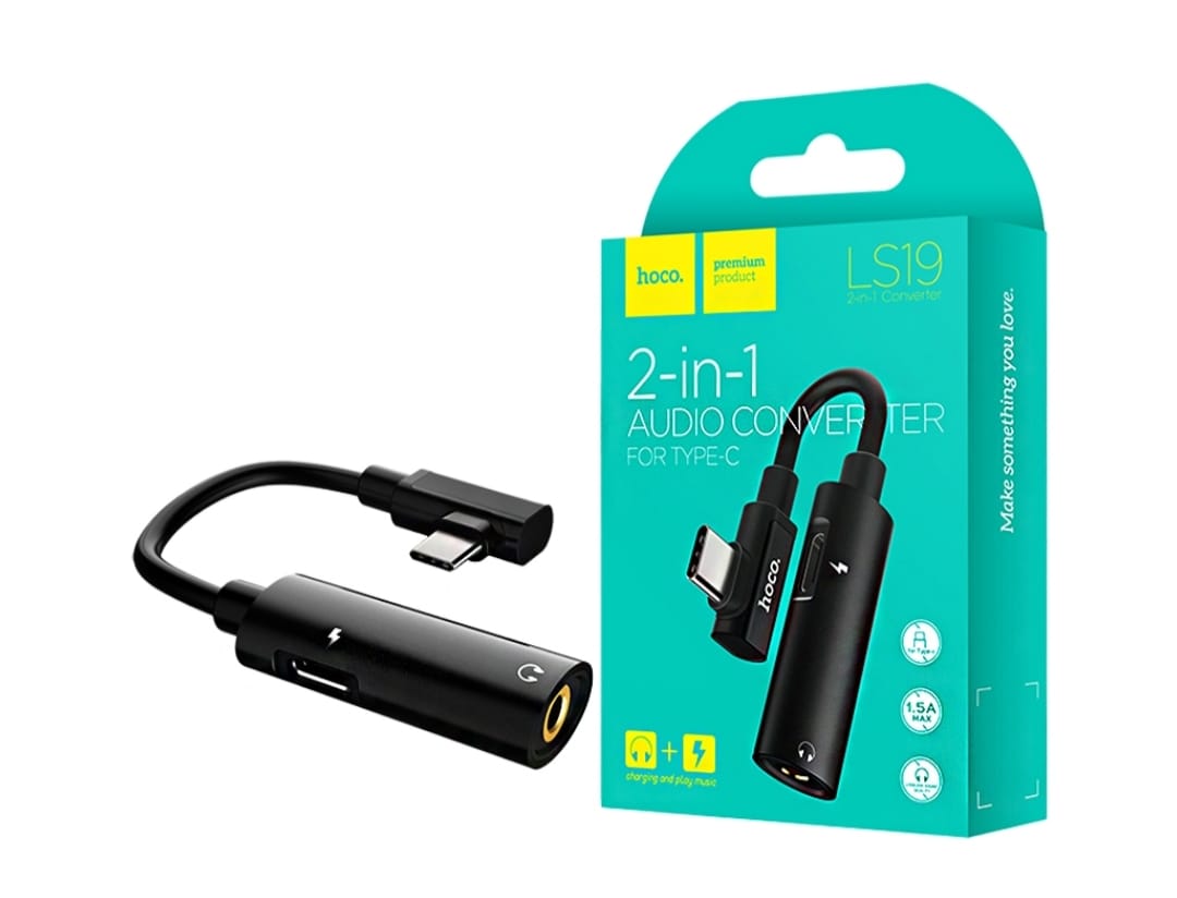 2 in 1 Audio Converter Type-C & AUX To Type-C