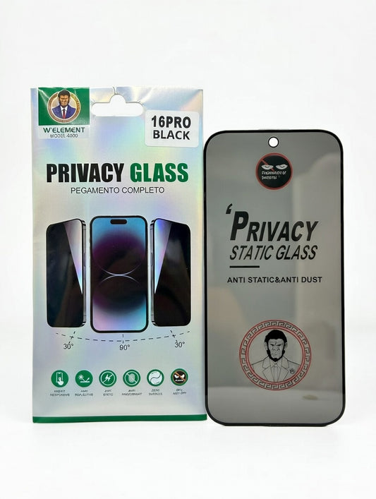 iPhone 16 Pro Privacy Full Glue Glass Protector