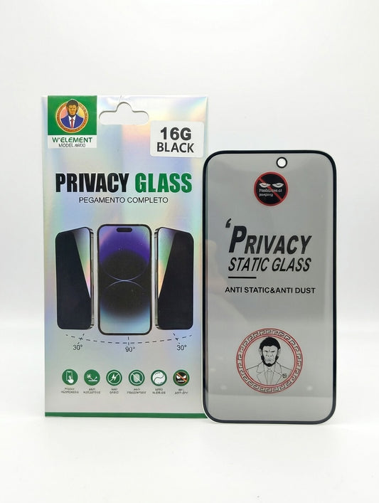 iPhone 16 Privacy Full Glue Glass Protector