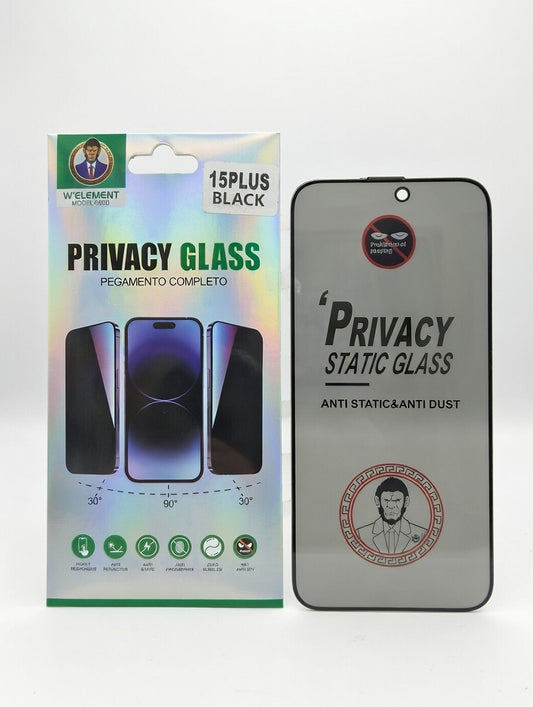 iPhone 15 Plus Privacy Full Glue Glass Protector
