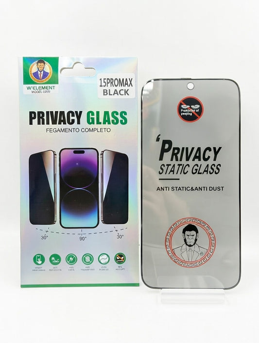 iPhone 15 Pro Max Privacy Full Glue Glass Protector
