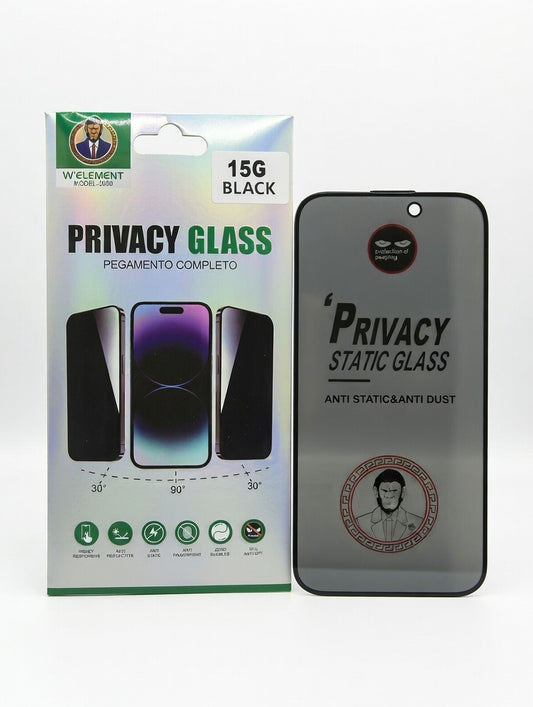 iPhone 15 Privacy Full Glue Glass Protector