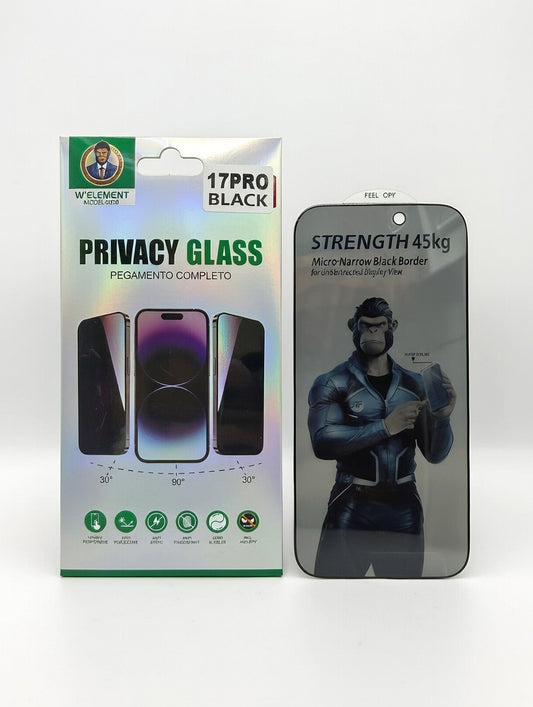 iPhone 17 Pro Privacy Full Glue Glass Protector