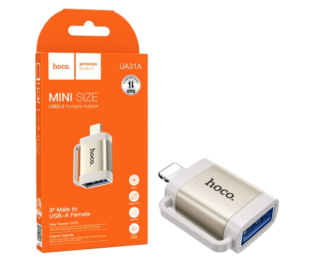 USB To iPhone Lightning OTG Adapter