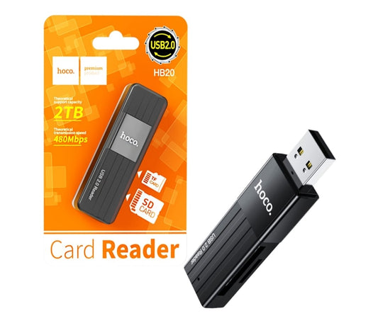 USB 2 In 1 Card Reader