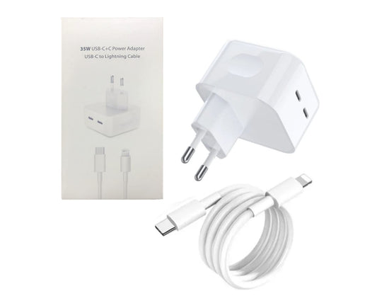 35W Dual Port Type-C To Lightning Complete Charger