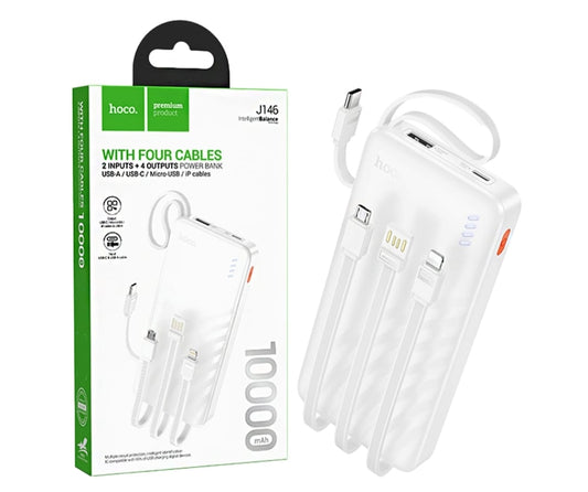 4 in 1 With USB Output 10,000 MAH Power Bank