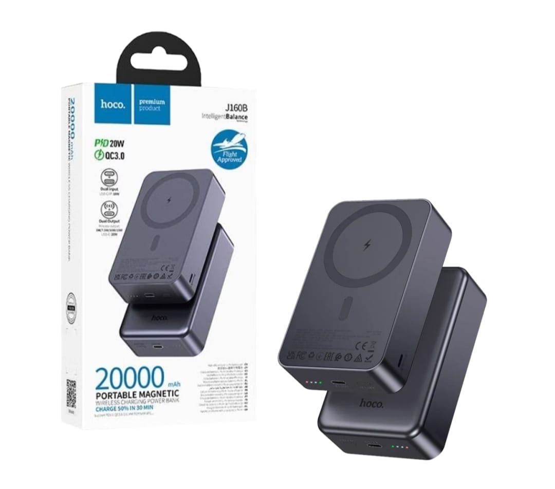 20,000 MAH Magnetic Wireless Charging Power Bank