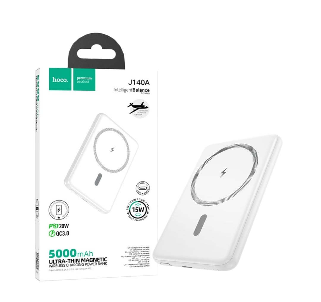 Ultra Thin 5000 MAH Wireless Charging Power Bank