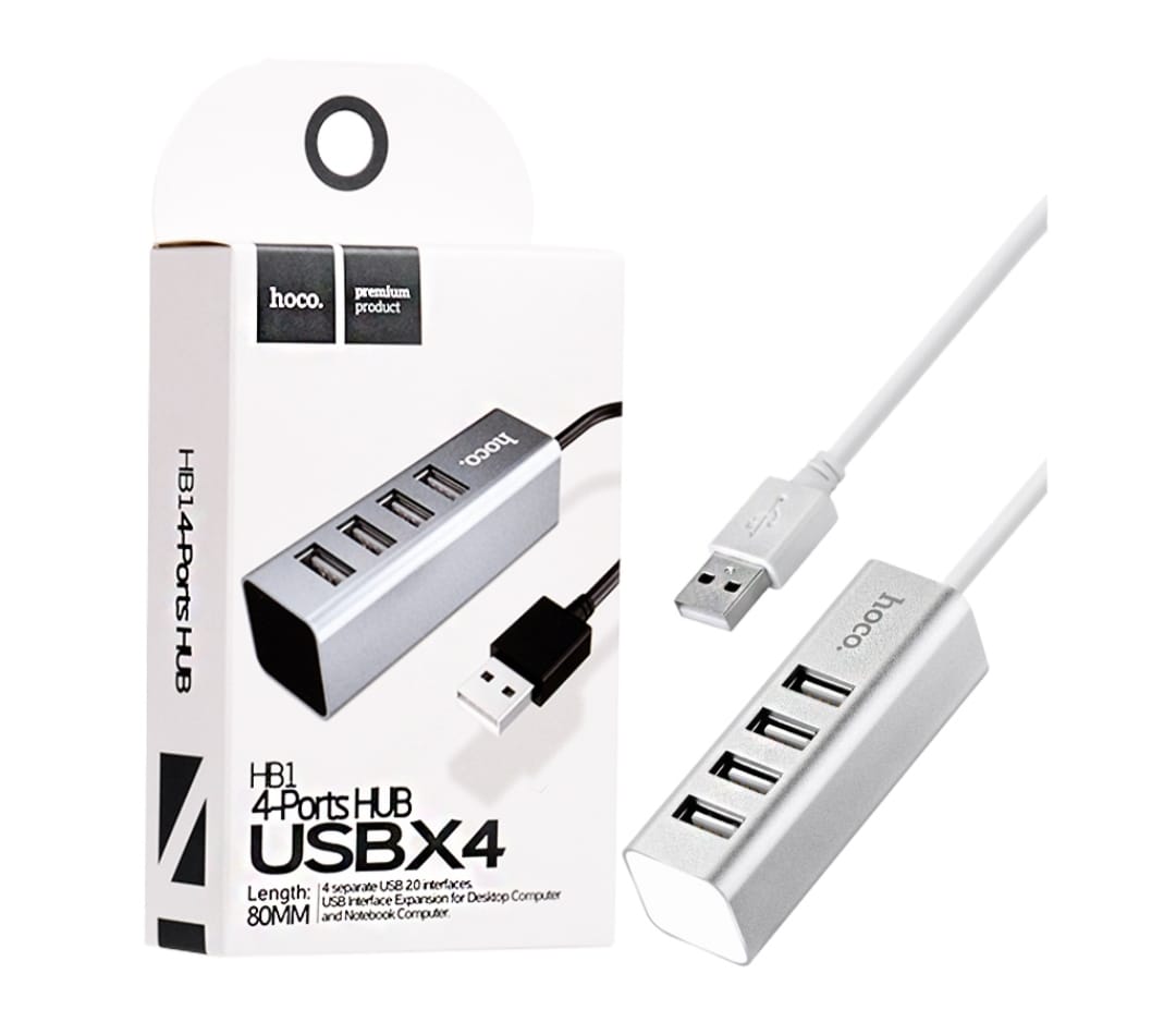 4 USB Port in 1 Hub
