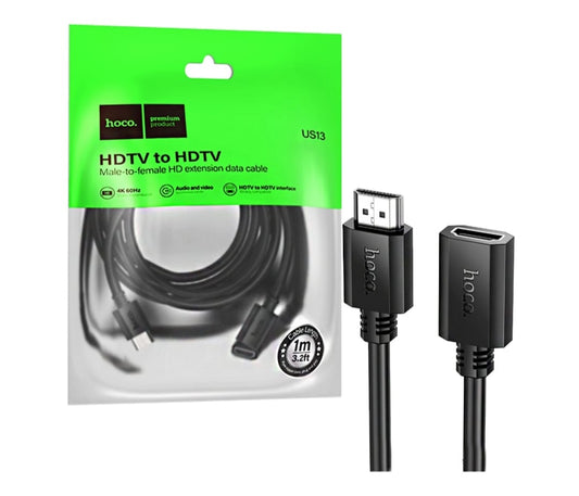 1 Meter Female HDMI To Male HDMI Cable
