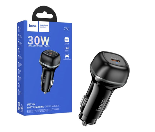 30W Type-C Car Charging Adapter