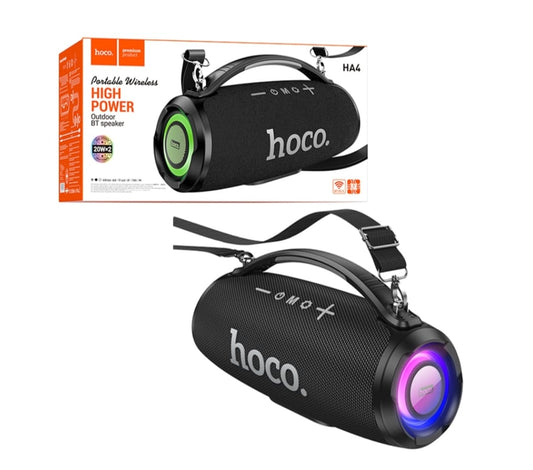 HOCO Premium Easy To Carry LED Flashing Bluetooth Speaker