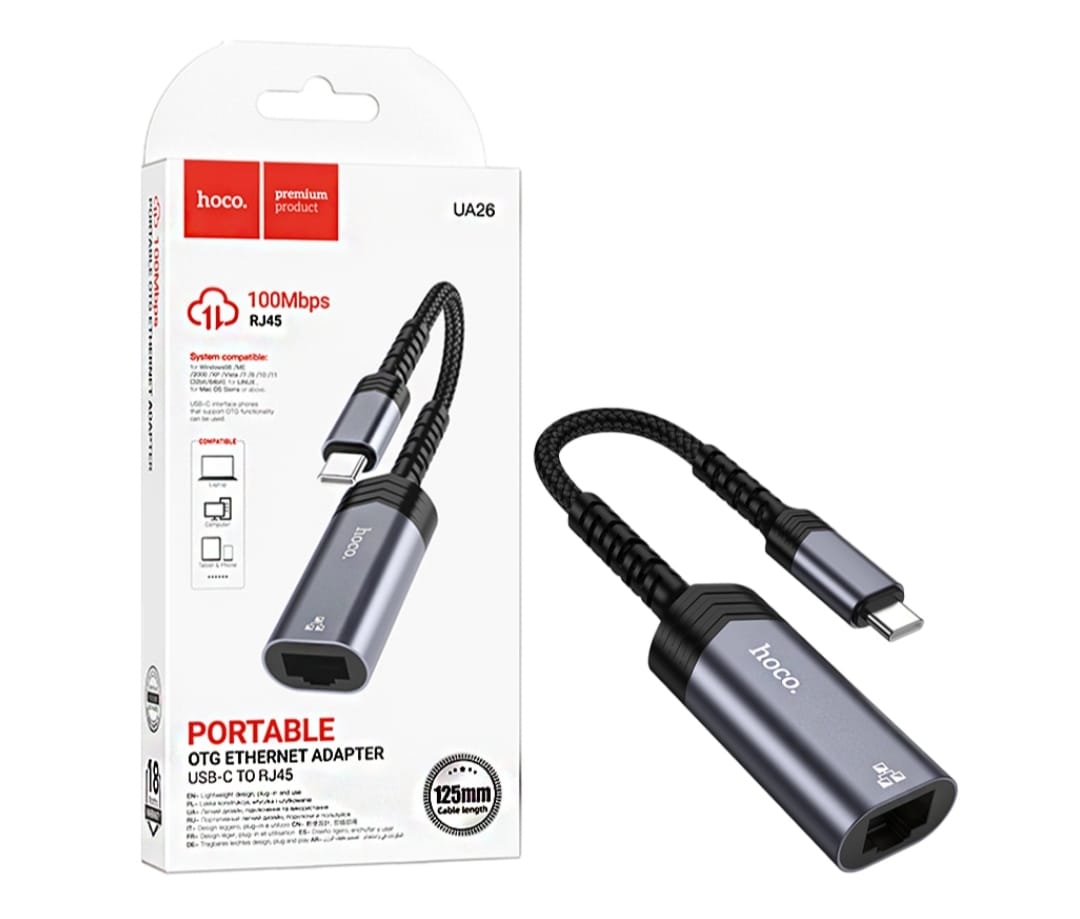 Ethernet To Type-C OTG Adapter