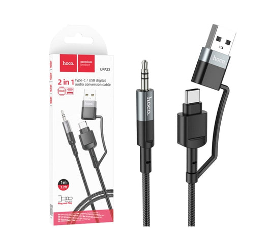 2 in 1 AUX OTG Cable