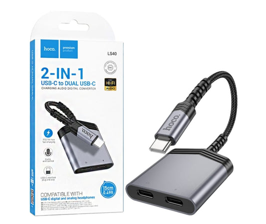 Dual Type-C To Type-C OTG Adapter