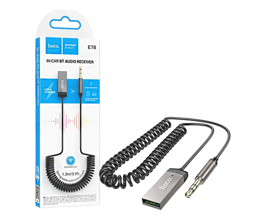 Car BT Audio Receiver USB To Aux Cable