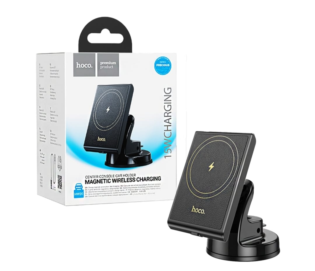 Dashboard Magnetic Wireless Charging Car Phone Holder